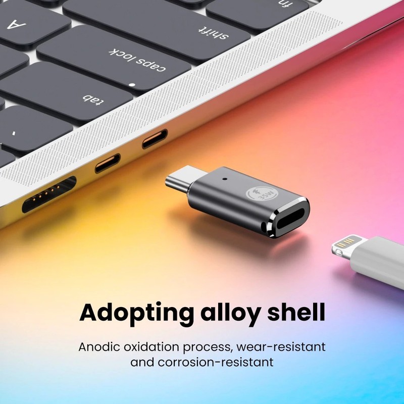 35W USB-C Male to iOS Female Adapter + lanyard For iPhone 16 Pro Max 15 Plus lot gallery