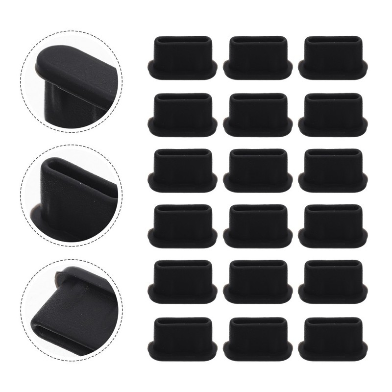 30 Pcs USB Write Blocker Type-C Dust Plug Outlet Charging Port Protector