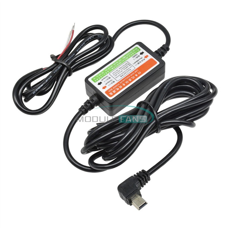 12V-23V Mini USB Port Wire Cable Car Charger Kit For Camera Recorder DVR Power gallery