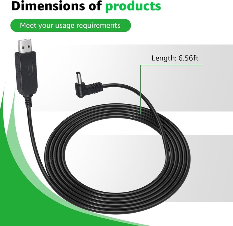 Universal 6.56Ft USB Charger Cable for Rugged Radios - High Efficiency Charging gallery