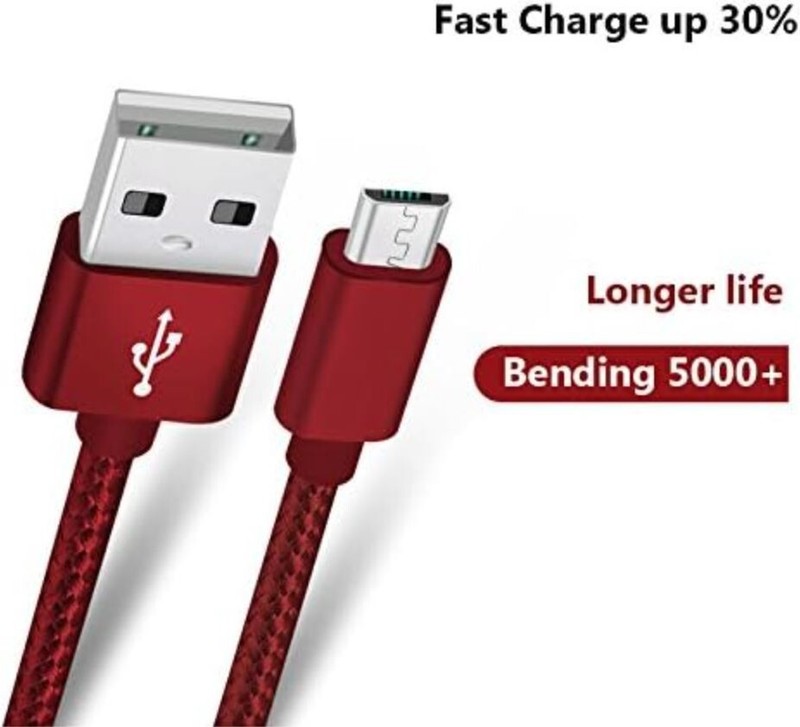 10FT Micro USB Fast Charging Cable Cord For Samsung Android Phone Charger Red gallery