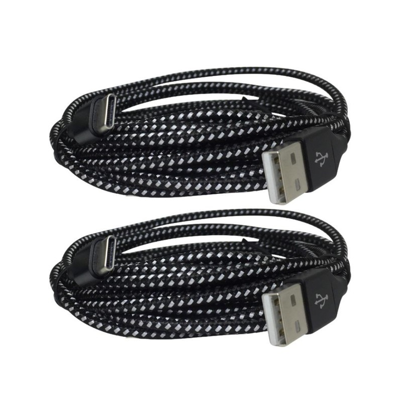 2X 5V 2A Fast Charger 10FT USB to USB-C Cable Data Sync Type-C Cord For Samsung