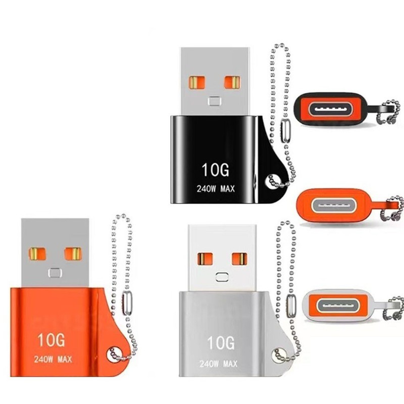 Effortless Device Connectivity Lightweight USB C to USBA Adapter and Keychain gallery