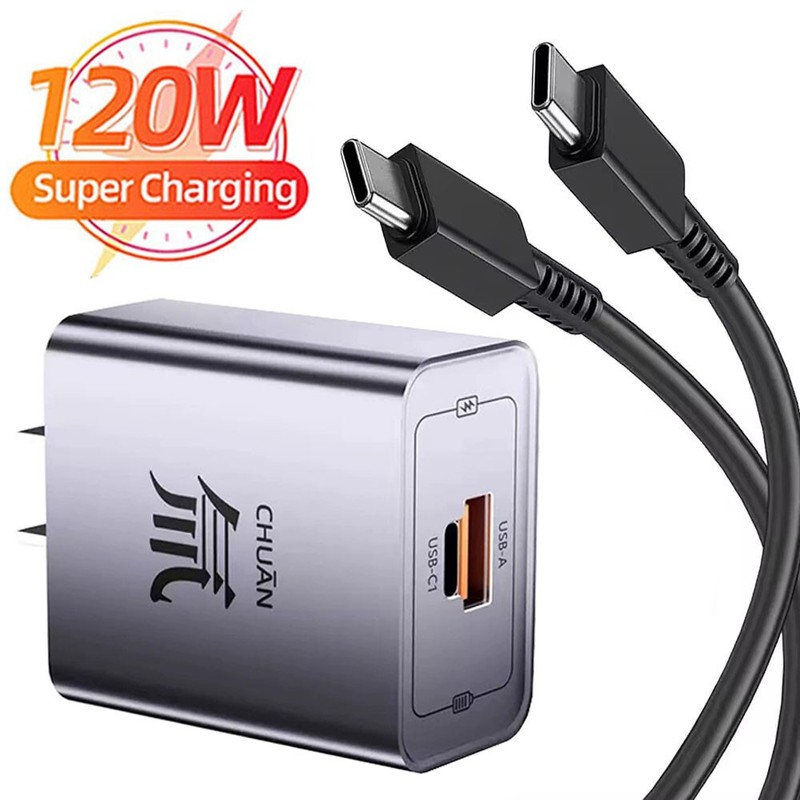 120W Type C USB Phone Charger For Motorola Moto Edge 2025 2024 2023 Plus 2022
