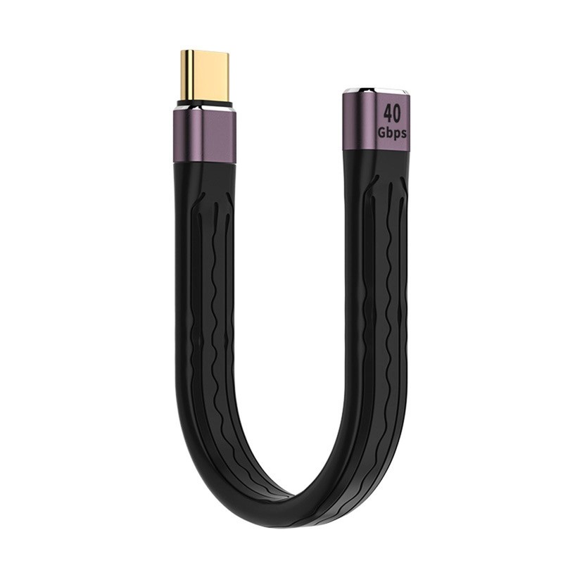 40Gbps 20V PD 100W Type C Data Cord Fast Charging Cable Short USB C Cable A
