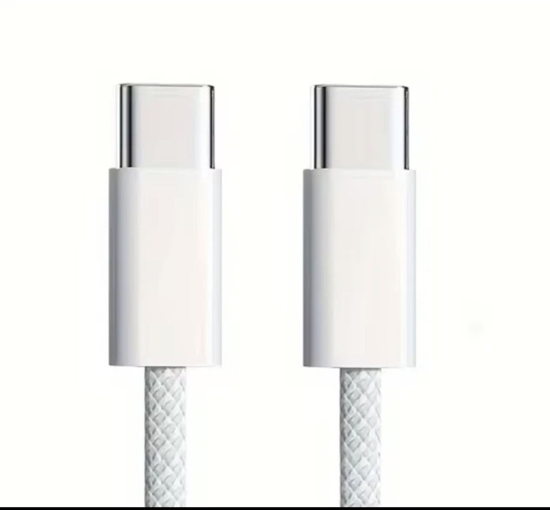 USB-C to USB-C 60W Fast Charging Cable PD for iPhone, Samsung, MacBook