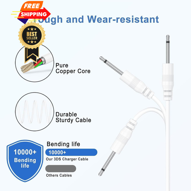Vancle 2 Pack DC Charging Cable – USB to 2.5mm Fast Charger 100CM/3.3FT gallery