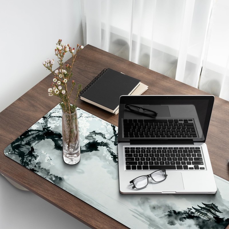 Gaming Mouse Pad with Anti-Slip Rubber Base, Extended Large Computer Mouse Ma... gallery