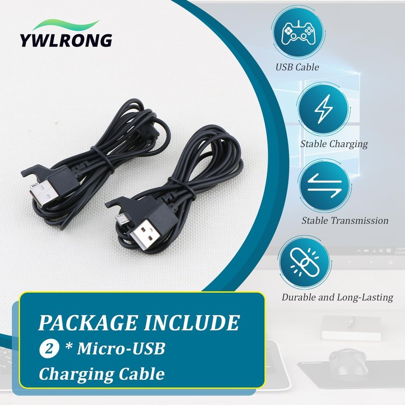 2PCS USB Charging Cable for Logitech G403 G703 G900 G903, G Wireless , G X Su... gallery