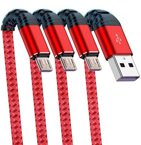 Heavy Duty Micro USB Fast Charger Data Cable Cord For Samsung LOT Android HTC LG gallery