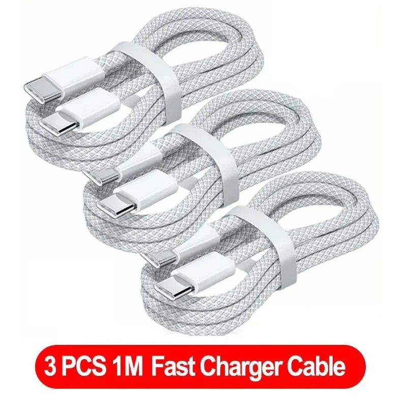 USB C to USB C 100W Fast Charging Cable 6A PD Charger Cord for iPhone Samsung