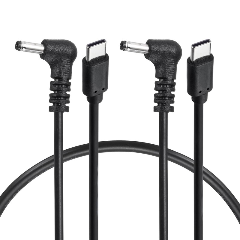 USB to DC Power Cable 12V 3A 36W 3.5x1.35mm 1.3ft USB to DC Barrel PD Trigger...
