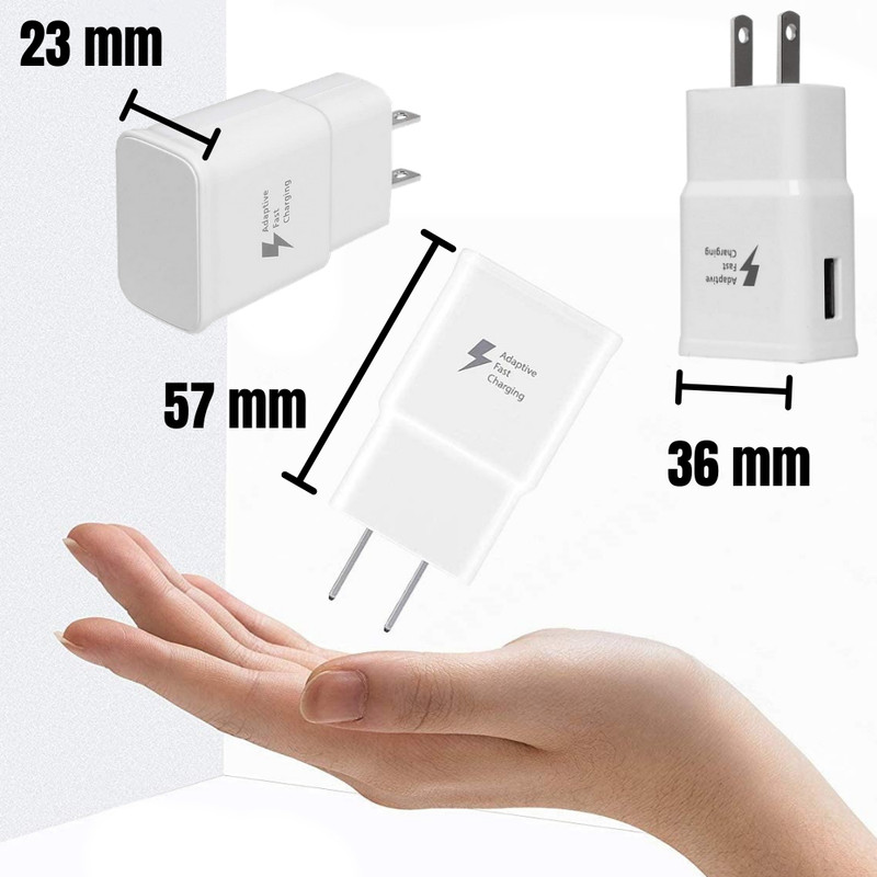 5 Pack Adaptive Rapid Fast Charging Wall USB Charger Adapter US Plug For Samsung gallery