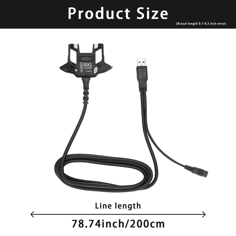 USB Charger Cable with Adapter for Zebra Symbol TC70 TC75 PDA Handheld Comput... gallery