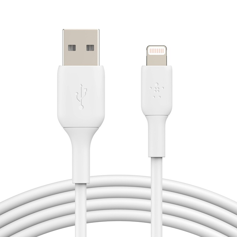 Belkin BoostCharge USB to Light-ning Cable Phone Charger Cord 9.8ft 3M White