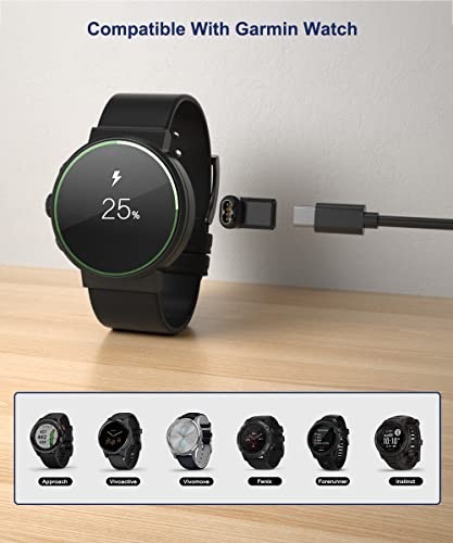 USB C Charger Adapter for Garmin Watches - 4 Pack Type C Charging Cable Connecto gallery