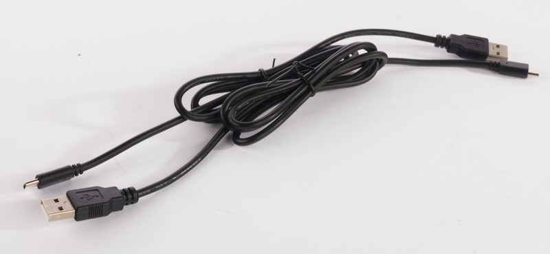 (Lot of 2) GlobTek 1M USB-A to USB-C Secure Charging / Data Blocker Cable