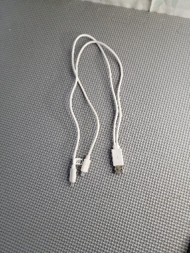 USB male Universal Micro USB Dual Male Y Adapter Splitter Cable untested