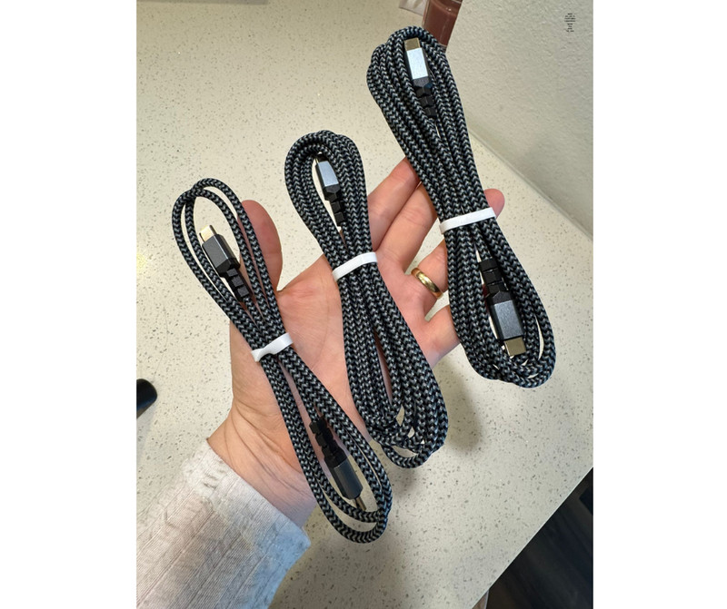 Eaedgrr 3/6/9ft USB-C Cable Fast Charge, MacBook/iPhone 15/iPad/Galaxy S21/S23