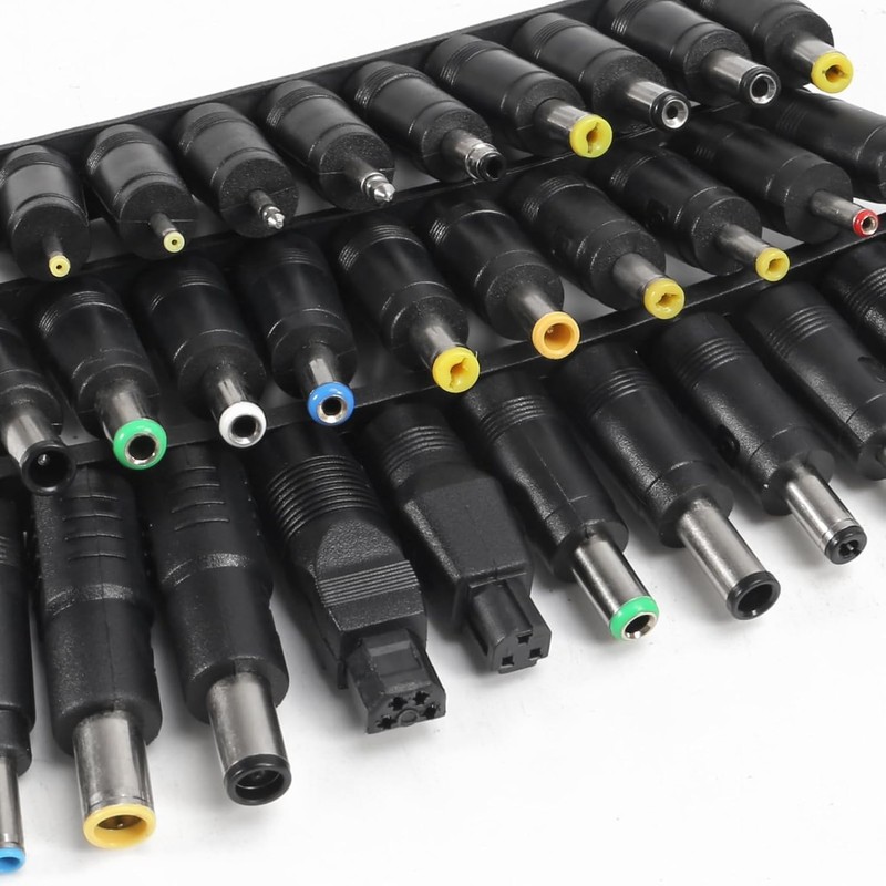 34 Pcs Universal DC Connectors Plug Kit Power Adapter Connector Jack Tips gallery