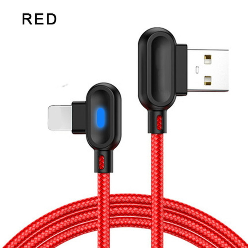 3PACK 90 Degree USB Data Cable For iPhone X 8 11 12 13 14 Charger Charging Cord
