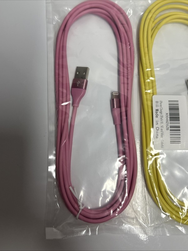USB Charging Cable for Certain Models iPhone 5 Ft 3 Pack gallery