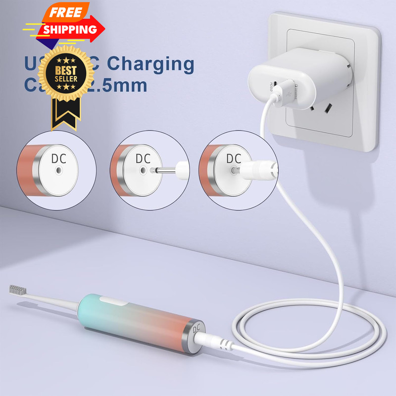 Vancle 2 Pack DC Charging Cable – USB to 2.5mm Fast Charger 100CM/3.3FT gallery