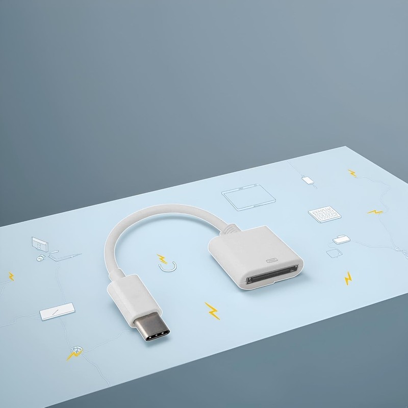 for Apple 30pin Female to USB 3.1 Type-C USB-C Sync Data Charging Adapter Cab... gallery