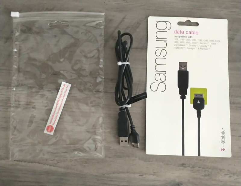 Samsung 3′ Data Cable Black Compatible with T109 T119 T229 T239 T339 & more