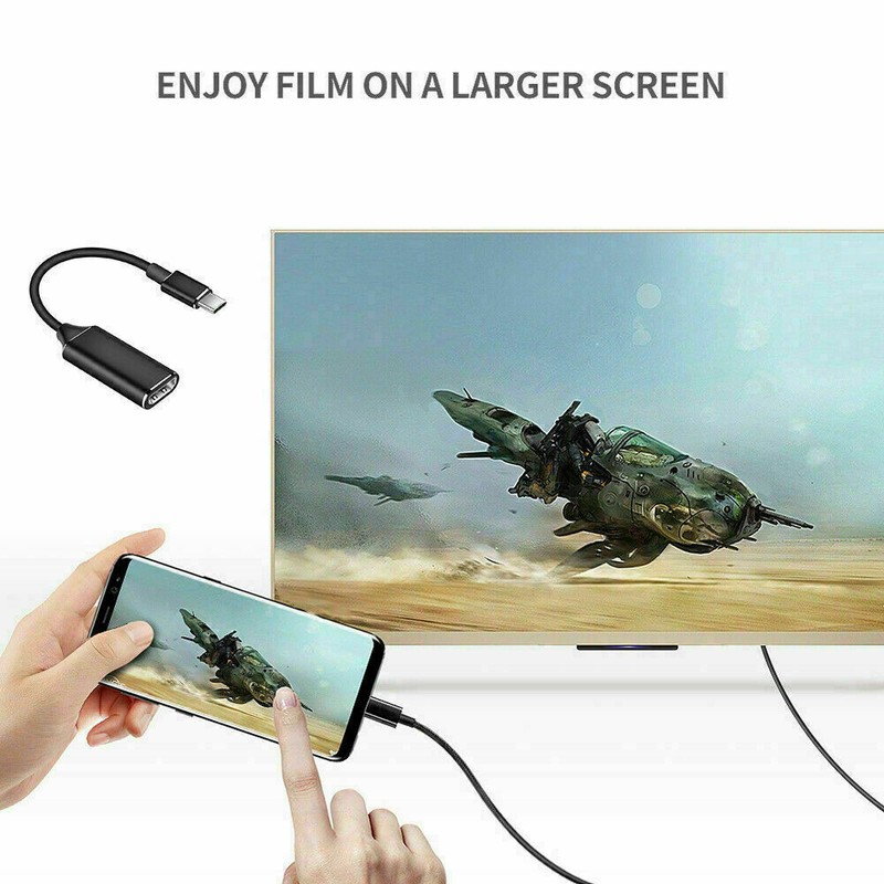 USB-C Type C To 4K HDMI Converter Adapter Cable For Chromebook Laptop Game #266 gallery