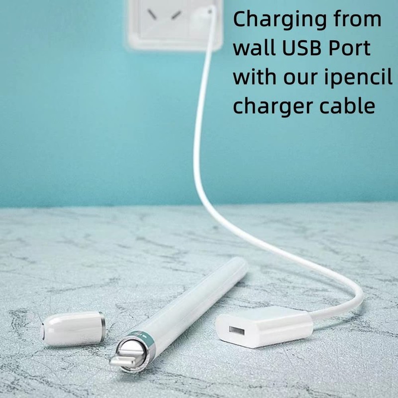 Charger Adapter with Apple Pencil 1st Generation, 2 Pack (1FT/30CM) USB A to ... gallery