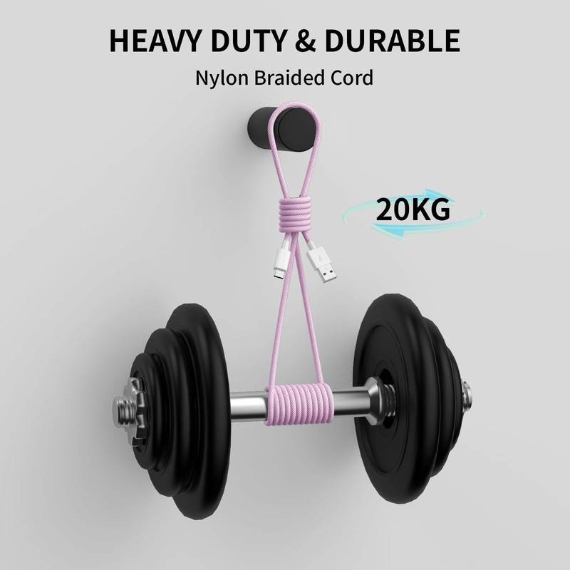 2 Pack 6.6FT Carplay Cable For iPhone MFi Certified Fast Charging Pink gallery