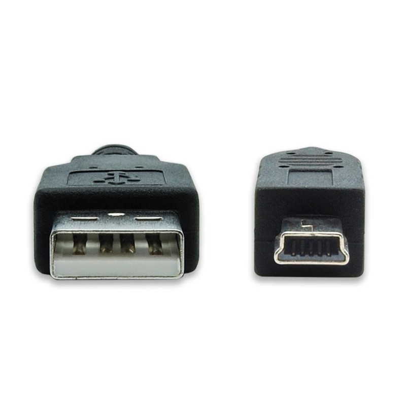 1-15Ft USB2.0 A type Male to Mini USB2.0 B type 5Pin Male Connector Cable Black gallery