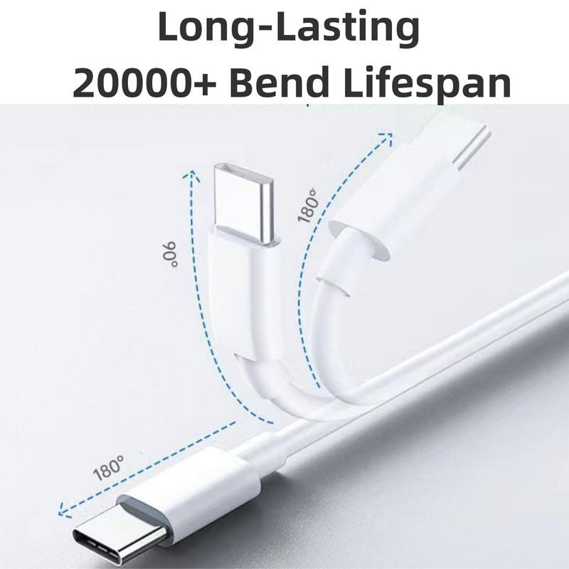 15ft USB-C Cable 60W Fast Charge, 2 Pack for MacBook/iPad/iPhone/Samsung/Switch gallery