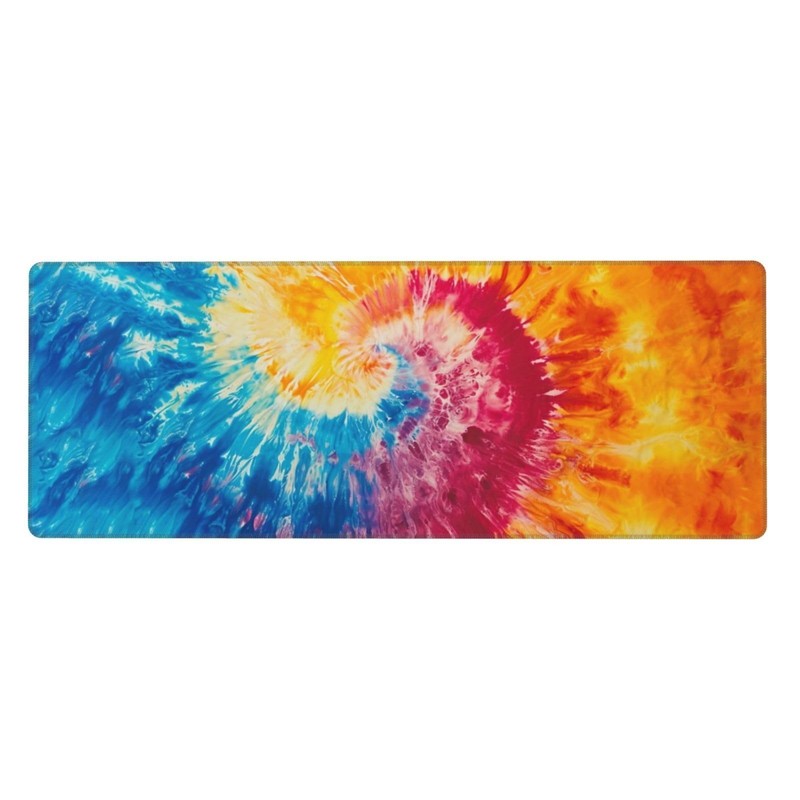 Tie Dye Colorful Gaming Mouse Pad, Large Non-Slip Rubber Base Mousepad XL 31.... gallery