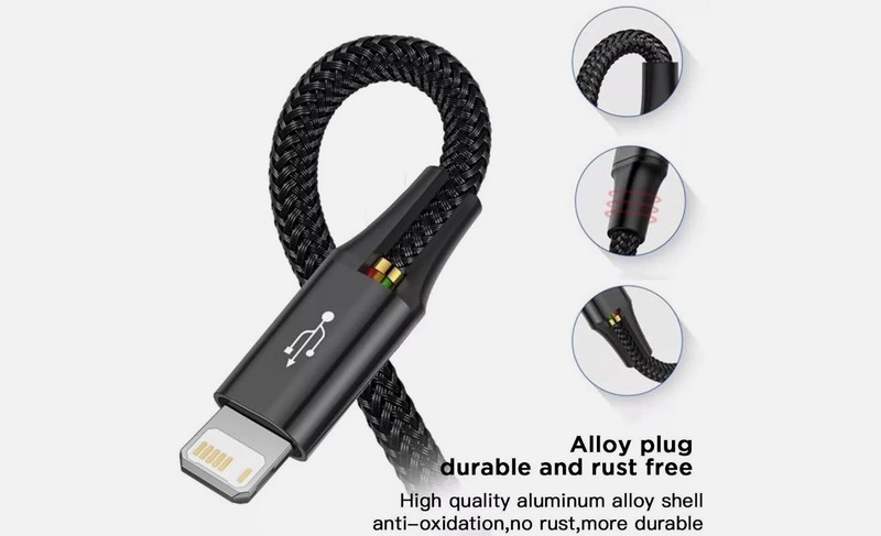 4 in 1 Multi USB Charging Cable Fast Charger Cord For iPhone Type C Micro USB gallery