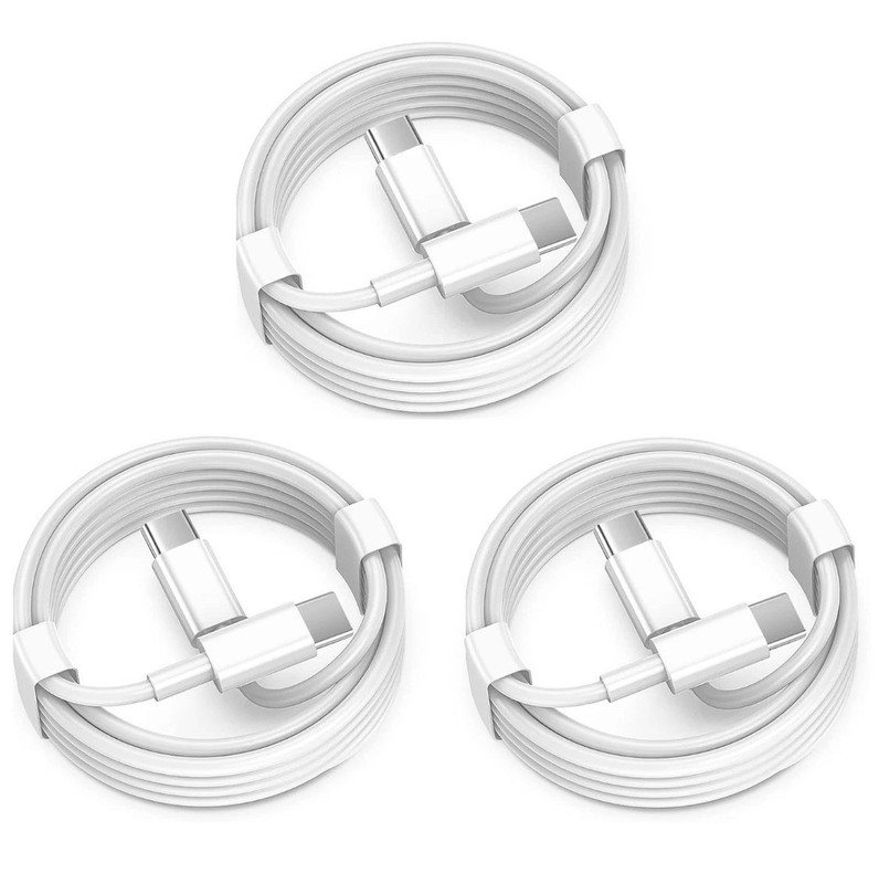 3 Pack USB C to USB C Cable 3FT Fast Charging PD 60W Charger Cord iPhone Samsung