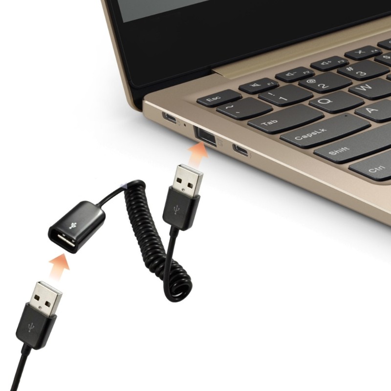 1M Spring Telescopic Extension Wire Cord For Charging Data Transmission gallery