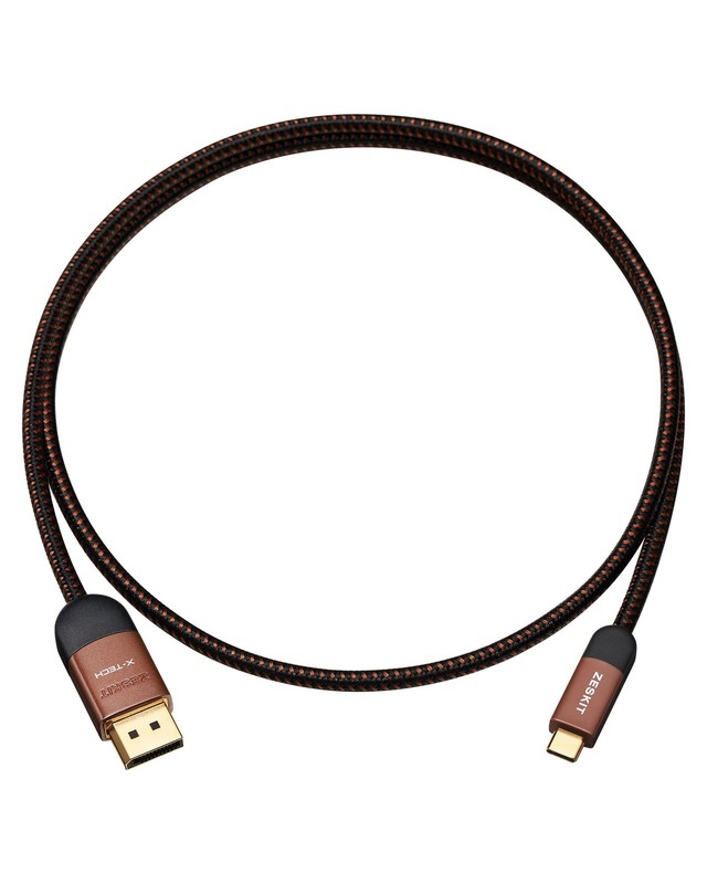 X-Tech 80Gbps 16K Bi-Directional Certified USB-to Displayport 2.1 Cable, DP2.... gallery