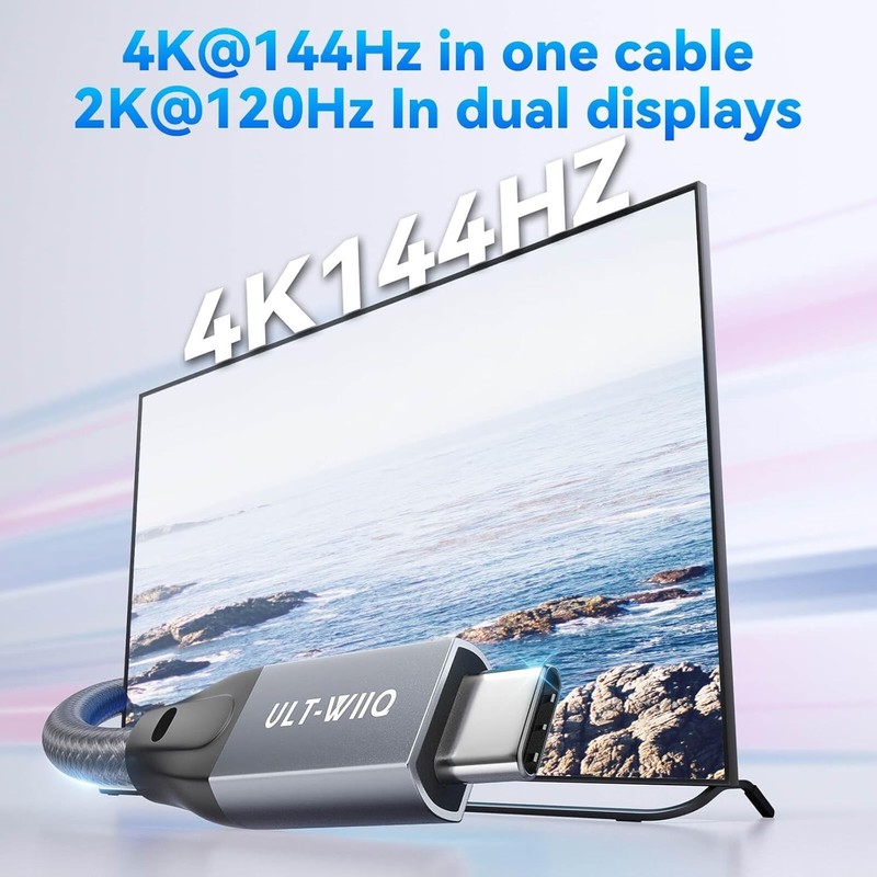 High-Speed USB C Cable 3FT - 4K Video & 240W Power Delivery for All Devices gallery