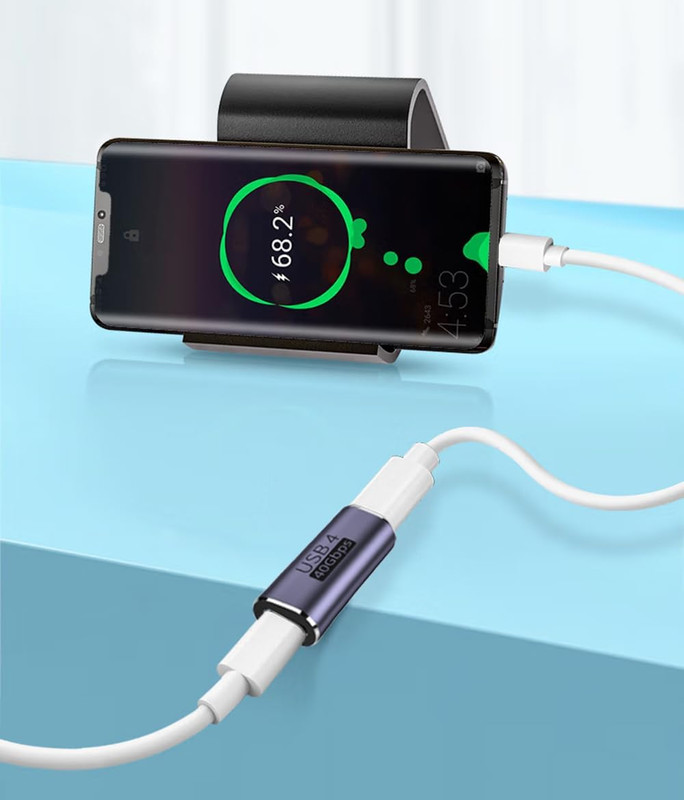USB C Female to Female Adapter, USB C Coupler, USB Type C Cable Extender Connect gallery