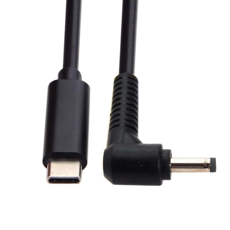 CY Cable Type C USB-C Input Source 65W to DC 4.0×1.3mm Power Charge Cable 19….