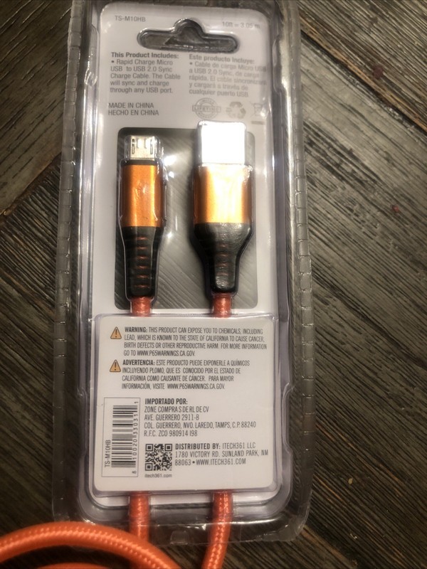 10 ft Micro USB with Cable Strap gallery