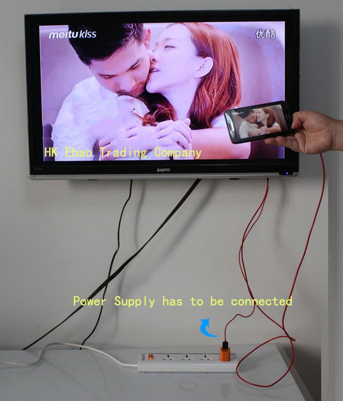 Micro USB to 1080p HDMI Cable HDTV TV Out for Android Samsung S5 S4 Note4 Phones gallery