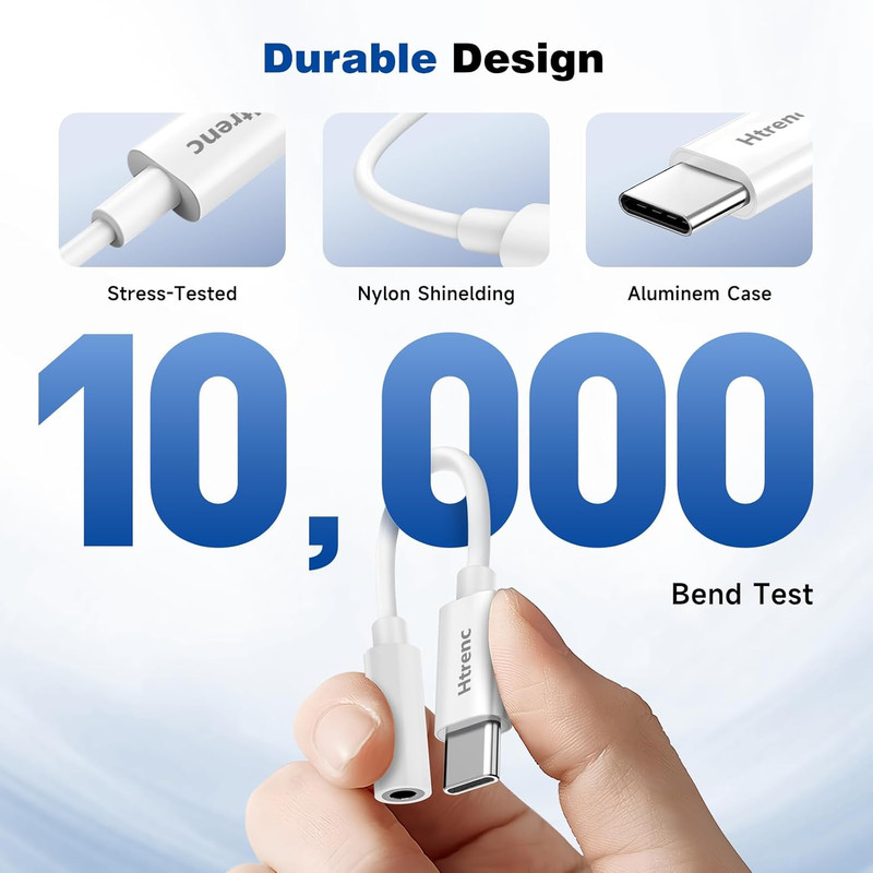 USB C to 3.5Mm Headphone Jack Adapter for Iphone17/ Iphone 16/16 Pro/15/15 Pro/P gallery