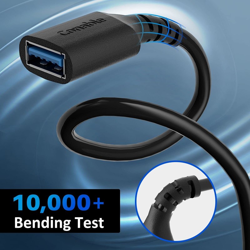3 Pack USB 3.0 Extension Cable 12 Feet, USB A Male to Female Extender Cord, 5... gallery