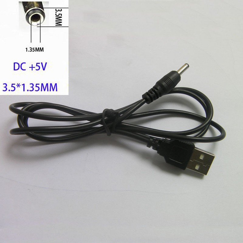 3.5mm*1.35mm New USB 2.0 Cable Charger Power Supply DC +5V (3 Feet)-USA Seller