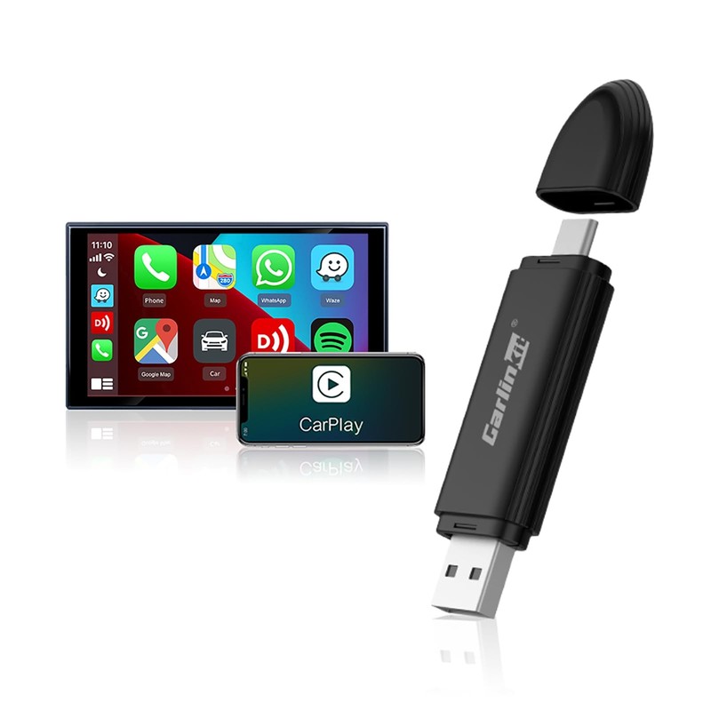 Wireless CarPlay Adapter MINI SE for iPhone, Convert OEM Wired to Wireless Ca...