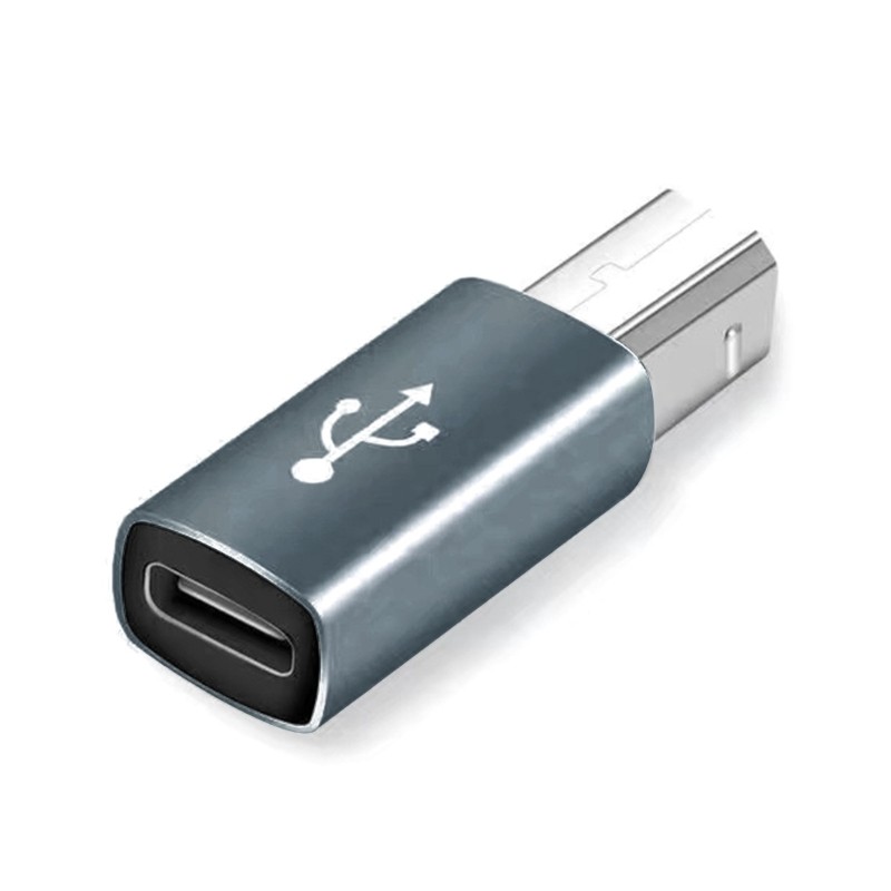 Square USB to Type C Power Charging Adapter Female Input USB C Male Connector gallery