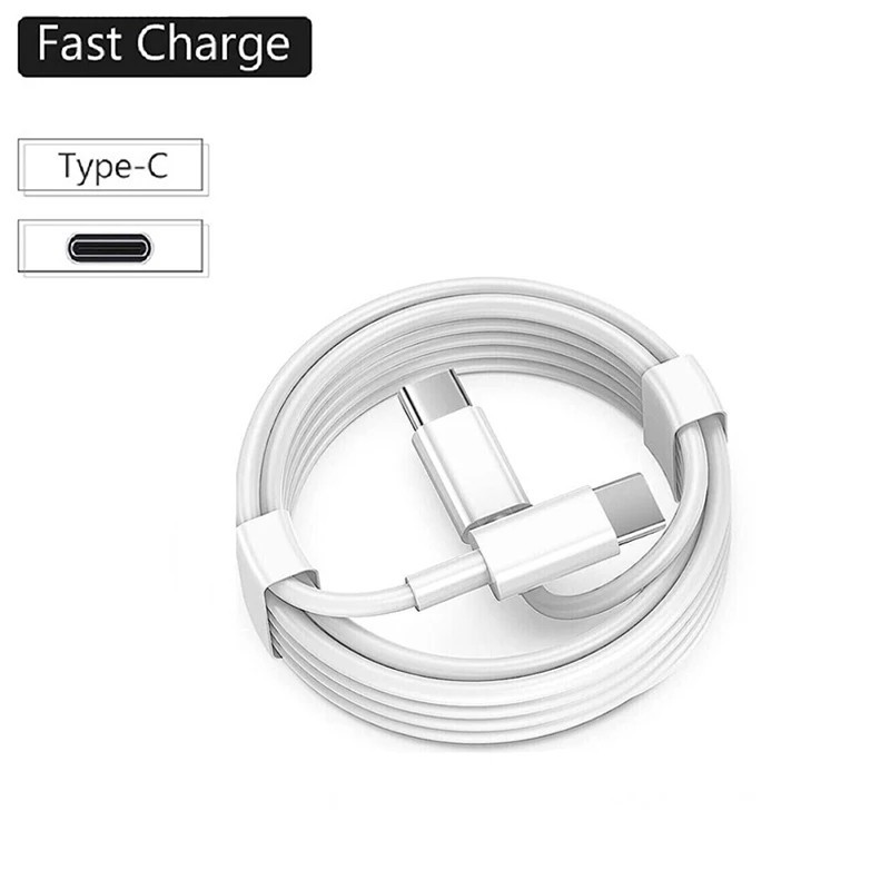 USB C to USB C Cable PD 60W Fast Charging Data Sync Cord For iPhone Samsung